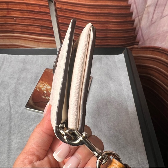 Coach Colorblock Leather Wallet wristlet, detachable strap, pebbled leather - Picture 13 of 17